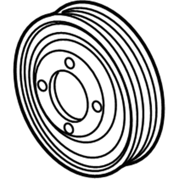Chevy Water Pump Pulley - 55581050