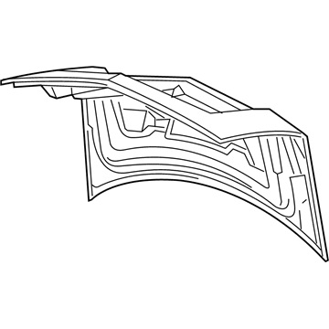 GM 20838972 Trunk Lid, Rear