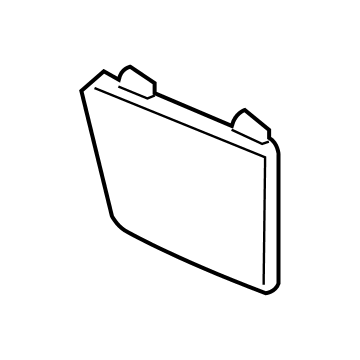 GM 84496390 Storage Cover, Black Diamon, Rear