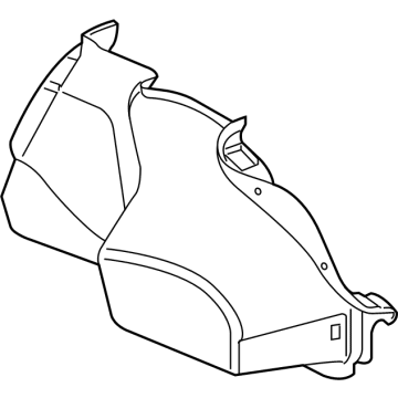 GM 23507579 Trunk Side Trim, Black Diamon, Rear Passenger Side
