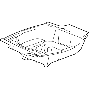 GM 84234744 Storage Compart, Black Diamon, Rear