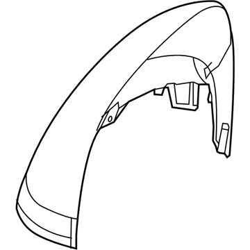 GM 13265451 Mirror Cover, Rear Driver Side