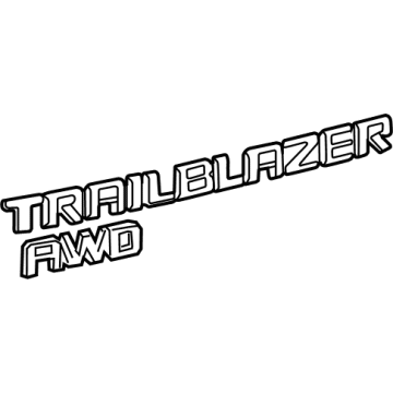 Chevy 42764316 Nameplate