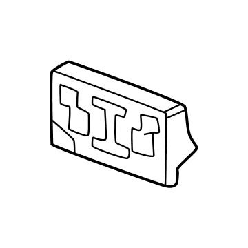 GM 42771040 License Bracket, Front