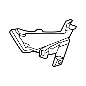 GM 42841754 Duct, Front Outer Passenger Side