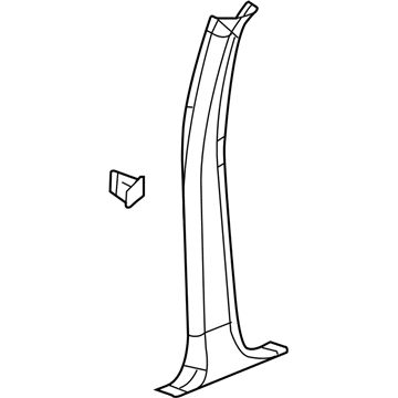 Buick 15042114 Center Pillar Trim
