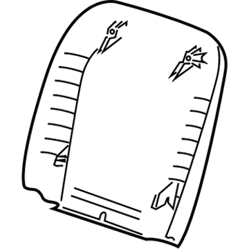 Pontiac 20827133 Seat Back Panel