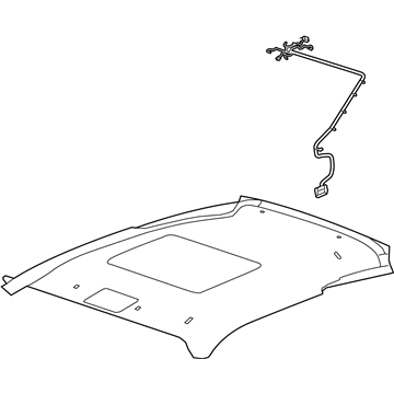 GM 22878018 Headliner, Titanium