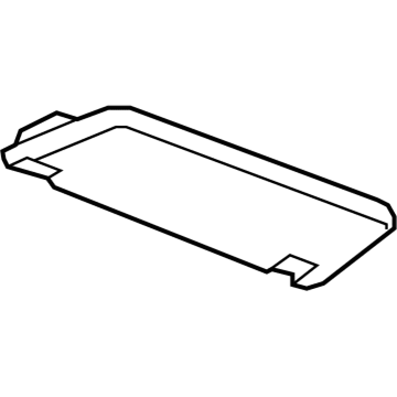 GM 92236026 Sunvisor, Black