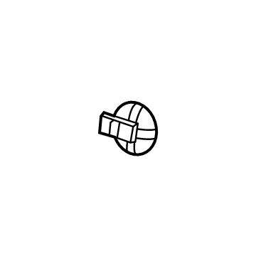 GM 15157936 Air Hose Clip, Rear