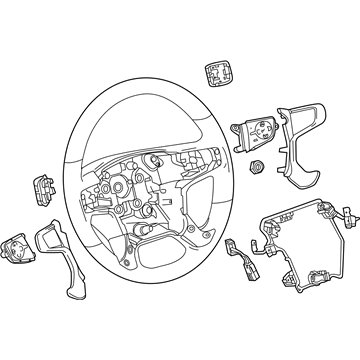 GMC Steering Wheel - 84483772