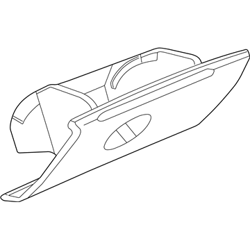 GM 10310957 Glove Box, Dark Gray