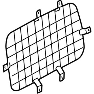 GM 19318018 Screen, Rear Passenger Side