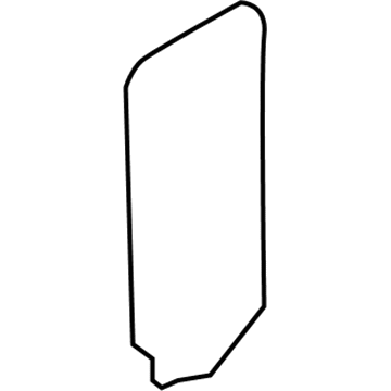 GM 19318304 Water Shield, Inner Passenger Side