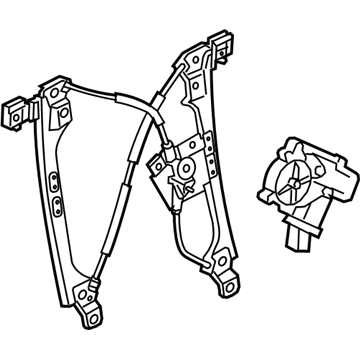 Cadillac Window Regulator - 84631515