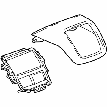 GM 86814027 Rear Trim Panel, Black