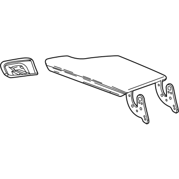 GM 86805138 Armrest Assembly, Black