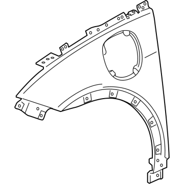 GM 42597814 Fender, Front Driver Side