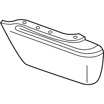 GM 12383118 Extension, Passenger Side