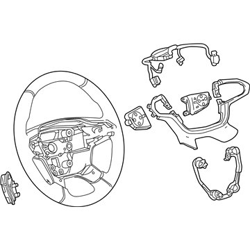 GMC Steering Wheel - 84878034