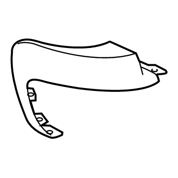 GM 23270263 Upper Pad, Driver Side