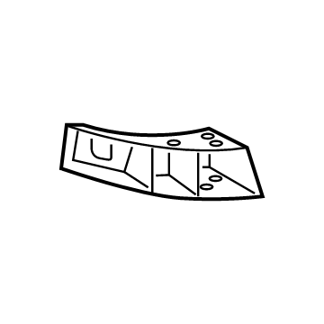 GM 22890965 Upper Pad Support, Driver Side