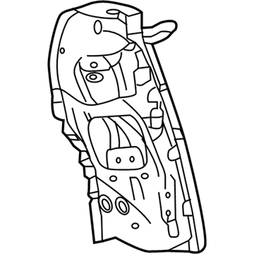 GM 84239933 Rear Pillar, Driver Side