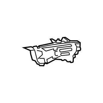 GM 20864204 Upper Reinforcement, Rear Inner Driver Side