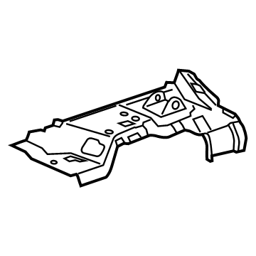 GM 20864208 Upper Extension, Rear Driver Side