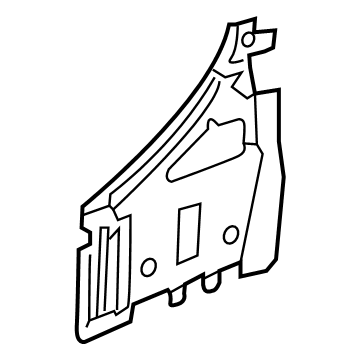 GM 22911734 Lower Extension, Rear Inner Driver Side