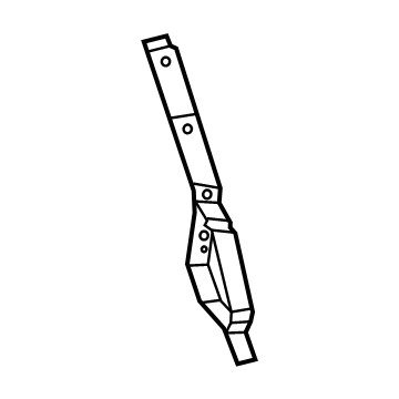 GM 22953018 Lower Reinforcement Baffle, Passenger Side