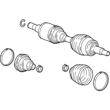GMC Axle Shaft - 84521702