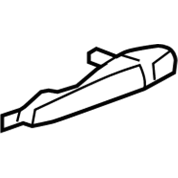 GM 25865676 Handle, Outside, Front Driver Side