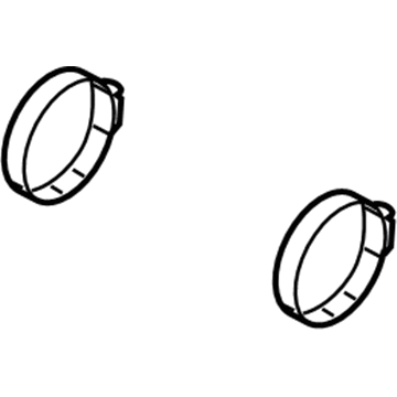 GM 15202418 Outlet Duct Clamp, Rear