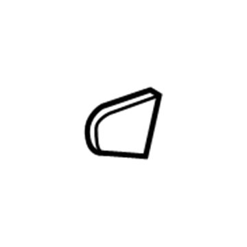 GM 22791475 Hinge Cover, Rear Center Driver Side