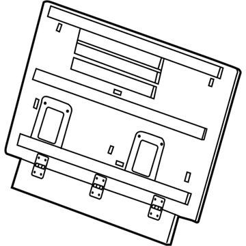 GM 22791366 Seat Back Panel, Front
