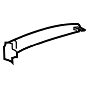 GM 13517519 Handle, Outside Insert, Rear