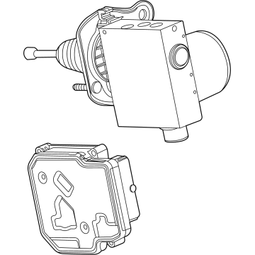 Chevy Trailblazer ABS Control Module - 42742904