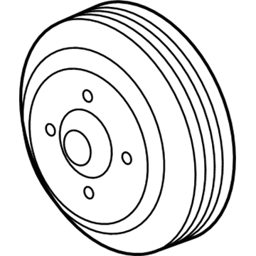 Cadillac 12604614 Pulley