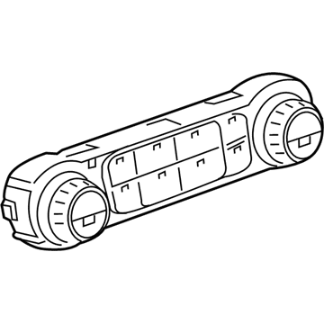 Chevy 23449156 Dash Control Unit