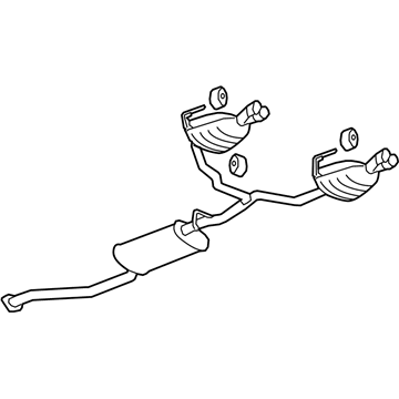 Saturn Outlook Muffler - 25980635