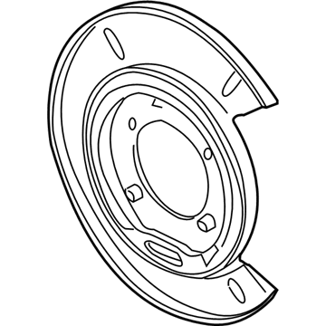 Chevy SS Brake Backing Plate - 92279390