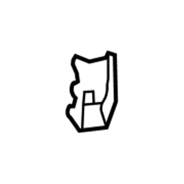 GM 25741025 Side Reinforcement, Rear Passenger Side