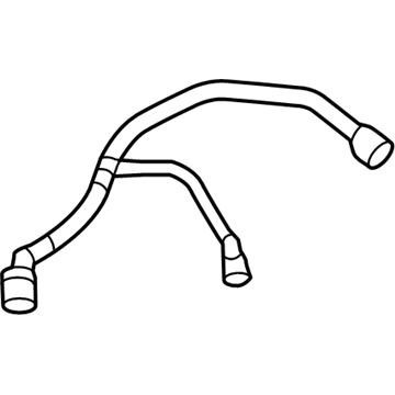 Chevy Crankcase Breather Hose - 12640659