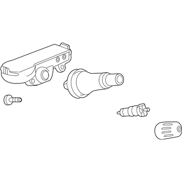 Cadillac TPMS Sensor - 22959744