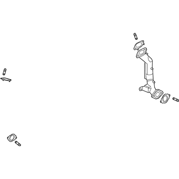 2020 Cadillac CT6 Exhaust Pipe - 12692012