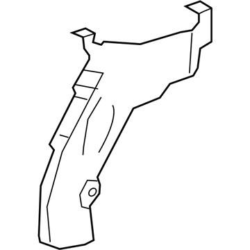 GM 12669447 Converter Shield, Driver Side
