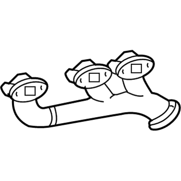 GM 12592082 Exhaust Manifold, Driver Side