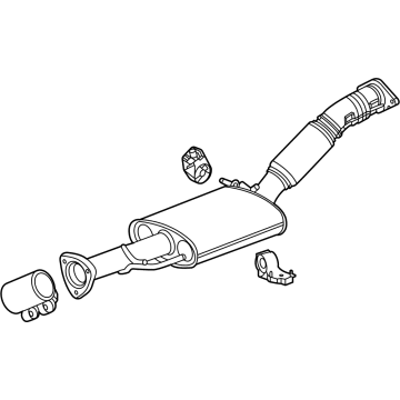 GM 42817961 Front Muffler