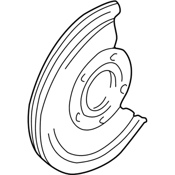 GMC S15 Jimmy Brake Backing Plate - 15638248